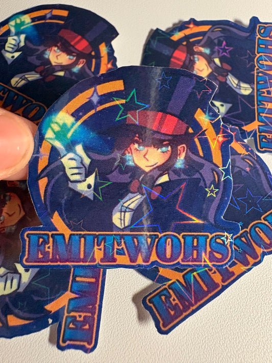 Zatanna "SHOWTIME" Sticker | Waterproof Star Pattern Vinyl Sticker