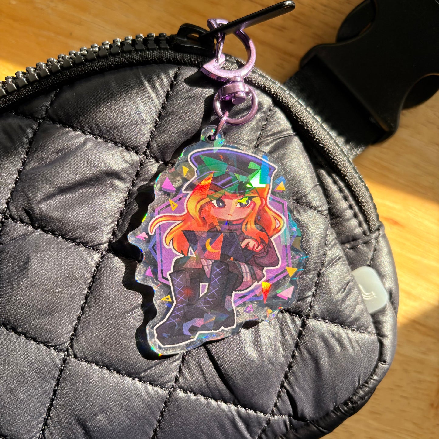 Diligent Moon Keychain