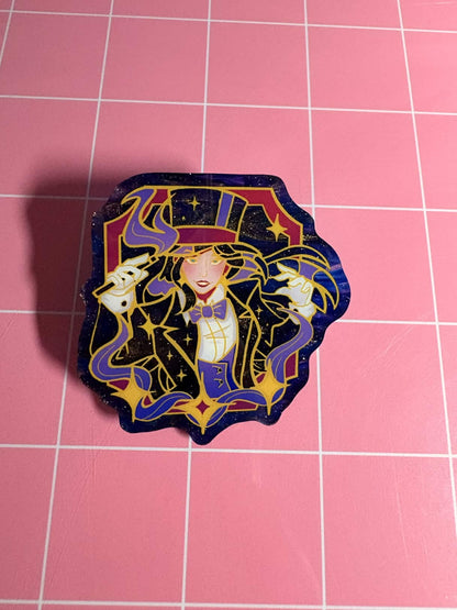 Zatanna | Blue Pearl Acrylic Pin