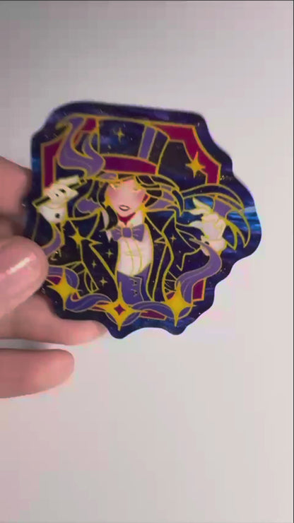Zatanna | Blue Pearl Acrylic Pin